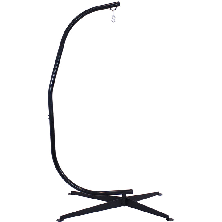 Sunnydaze C-Stand for Hammock Chairs, Steel, 300 lb Capacity