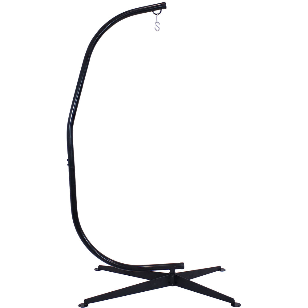 Hanging C-Stand for Hammock Chair Swing Black detail