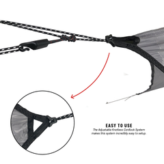 Air Bivy All-in-One Single Camping Hammock with Bug Net &amp; Rainfly