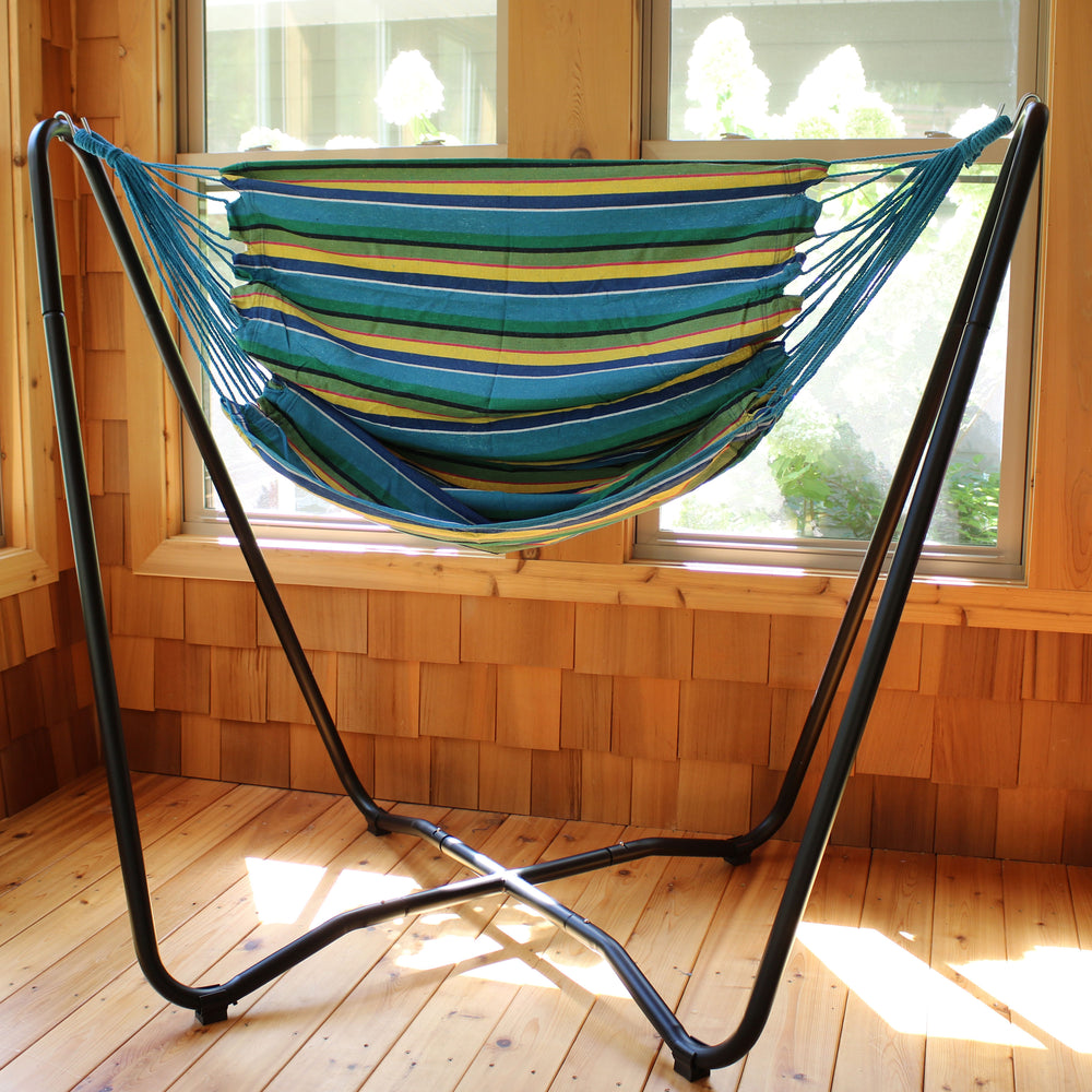 Hanging Rope Hammock Chair Stand Ocean Breeze detail