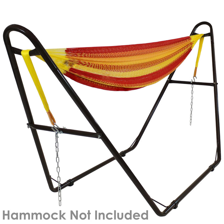 Universal Multi-Use Heavy-Duty Hammock Stand Bronze detail