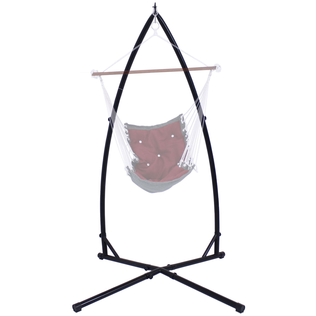 Sunnydaze X-Frame Steel Stand for Hammock Chairs