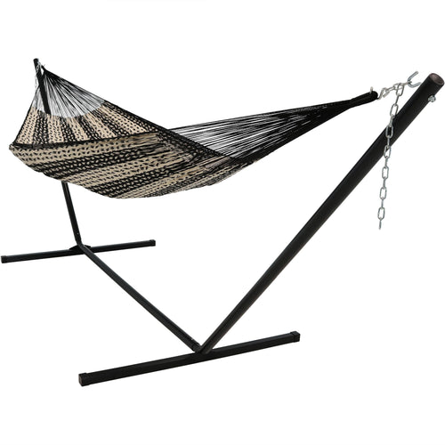 Sunnydaze XXL Mayan Hammock Stand Black Natural product