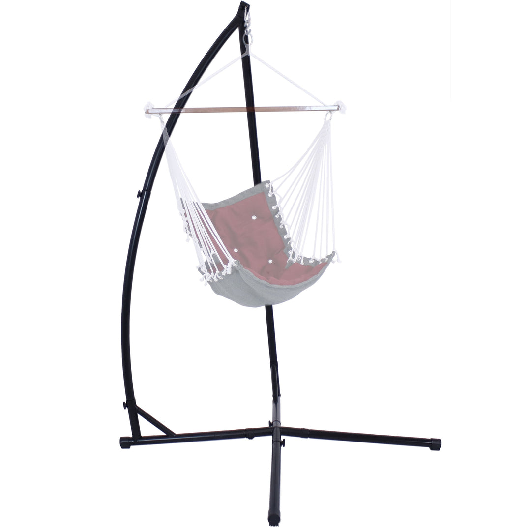 Sunnydaze X-Frame Steel Stand for Hammock Chairs