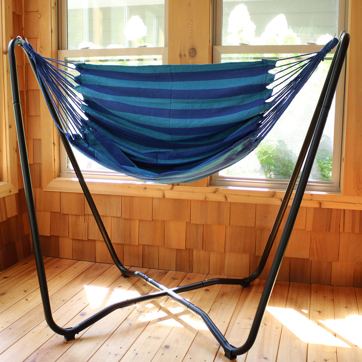 Hanging Rope Hammock Chair Stand Beach Oasis product