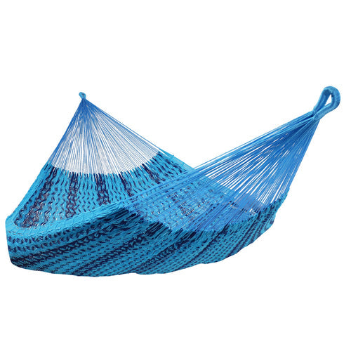 Sunnydaze XXL Mayan Hammock Stand Woven Blue detail