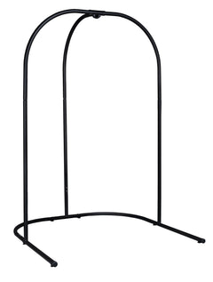 LA SIESTA Arcada Anthracite double-arch steel stand without the safety net, white background