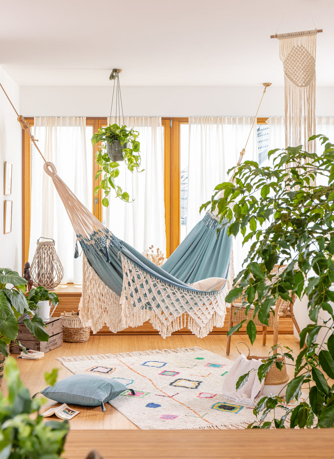 Bossanova Fjord Organic Cotton Brazilian Kingsize Hammock