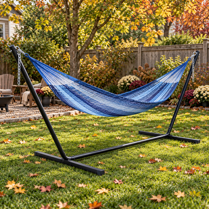 Traditional Mayan Family Hammock with Stand