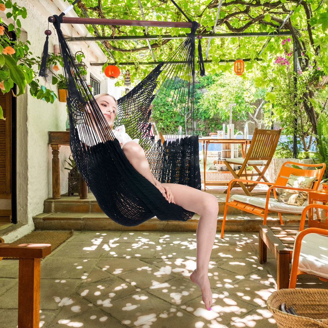 Caribbean Hammock Chair - Black