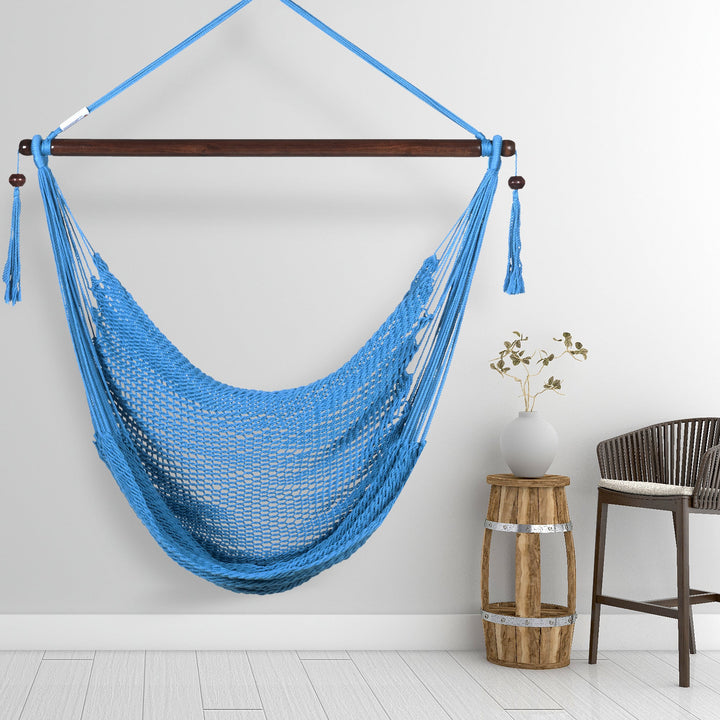 Caribbean Hammock Chair - Light Blue