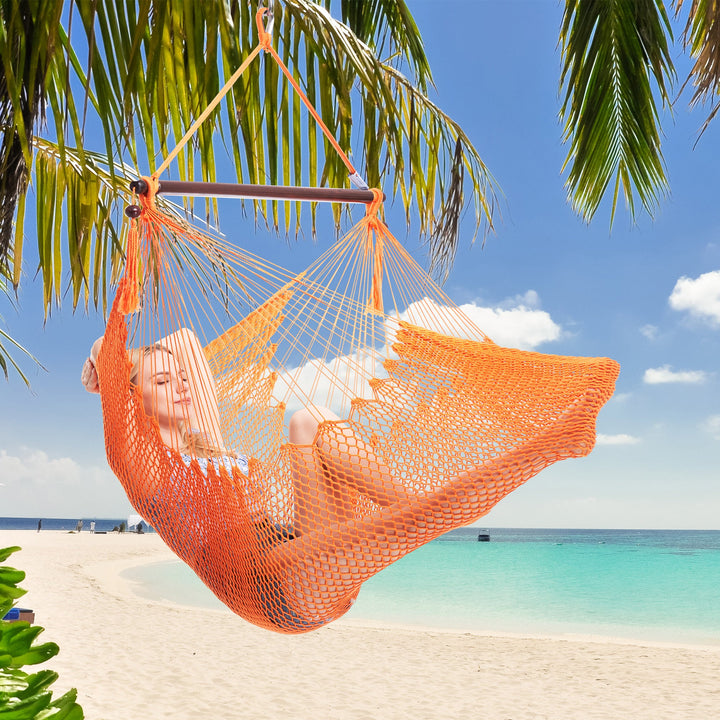 Caribbean Hammock Chair - Orange