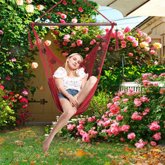 Basic Rope Hammock Chair – Red