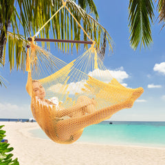 Basic Rope Hammock Chair – Yellow