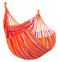 LA SIESTA Cumbia Outdoor Toucan comfort hammock chair on a white background