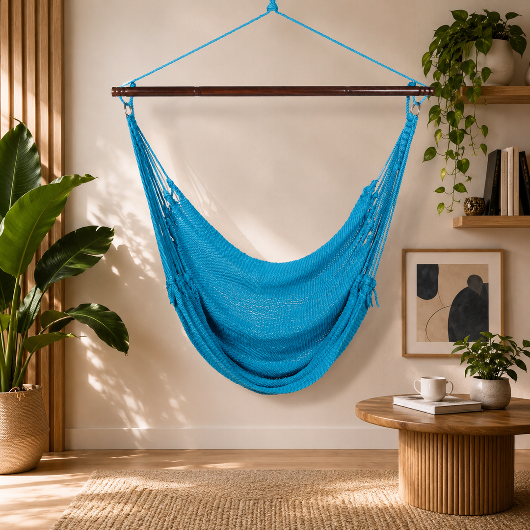 Jumbo Hammock Chair - Light Blue