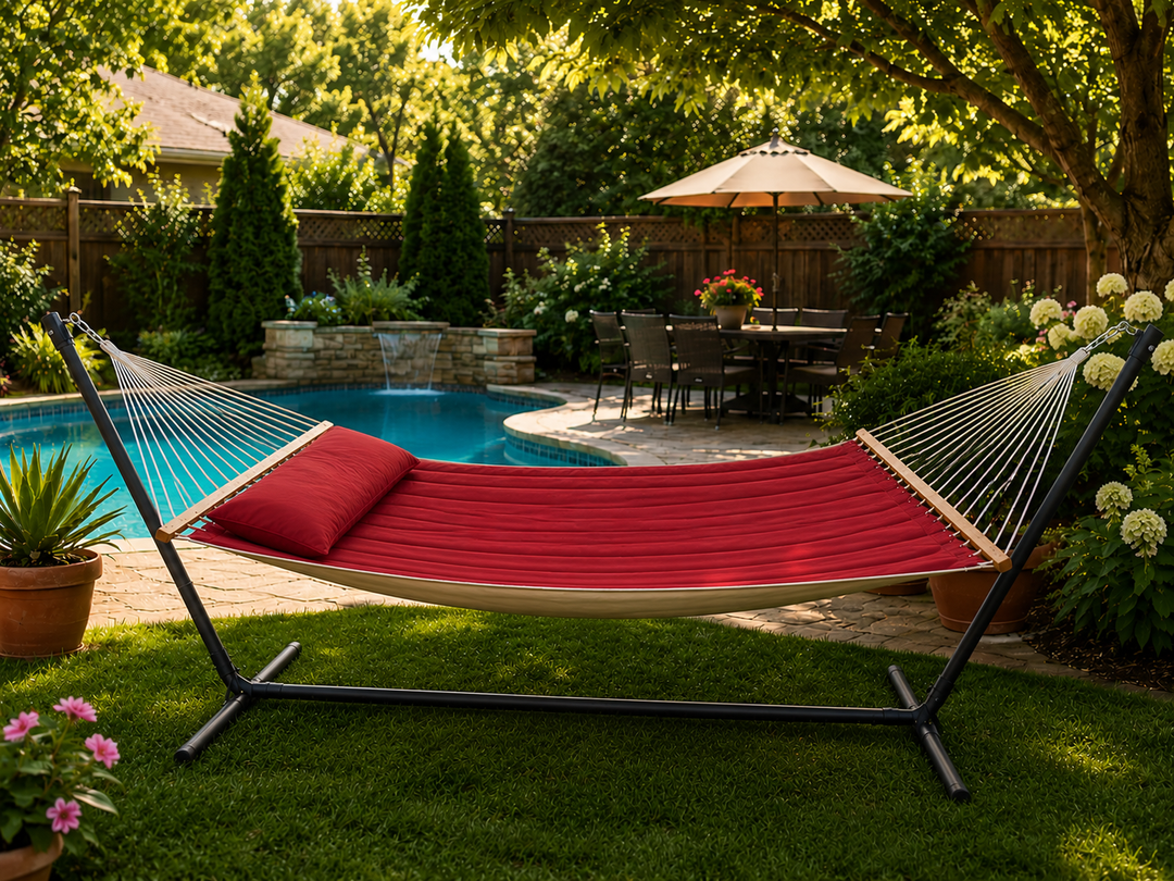 Alabama Red Pepper - Padded Kingsize Spreader Bar Hammock