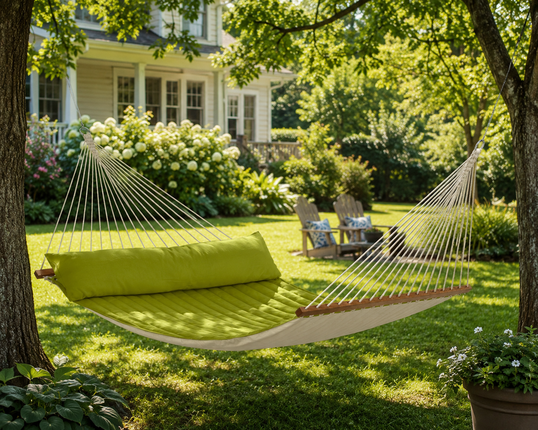 Alabama Avocado - Padded Kingsize Spreader Bar Hammock