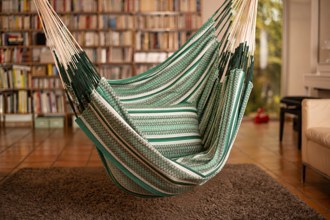 Cumbia Organic Agave – Organic Cotton King Size Hammock Chair