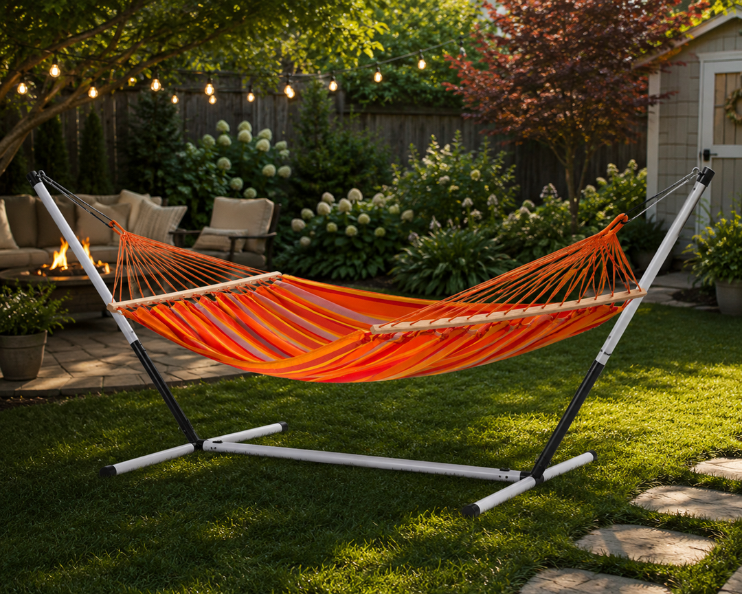 Alisio Toucan – Weather-Resistant Spreader Bar Double Hammock