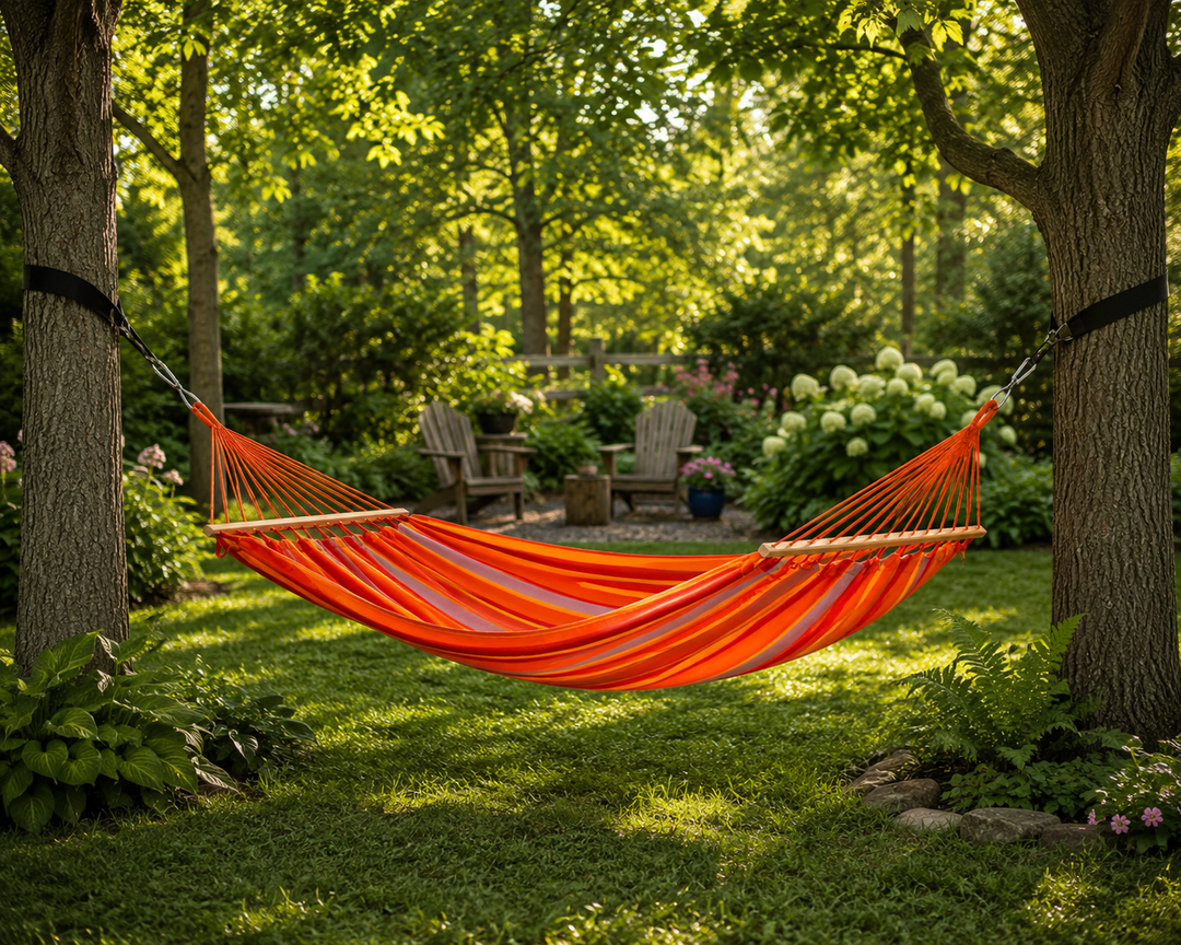 Alisio Toucan – Weather-Resistant Spreader Bar Double Hammock