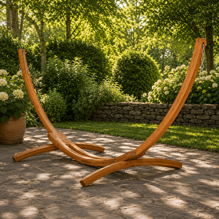 Maera Eucalyptus - FSC™ Certified Eucalyptus Stand for Single Size Hammocks