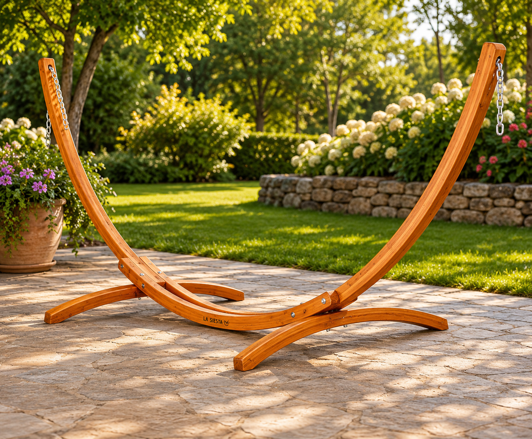 Maera Eucalyptus – FSC™ Certified Eucalyptus Stand for King Size Hammocks