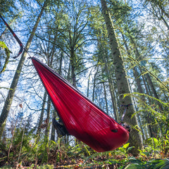 Double Deluxe Ready-to-Hang Camping Hammock with Straps