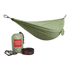 Double Deluxe Ready-to-Hang Camping Hammock with Straps