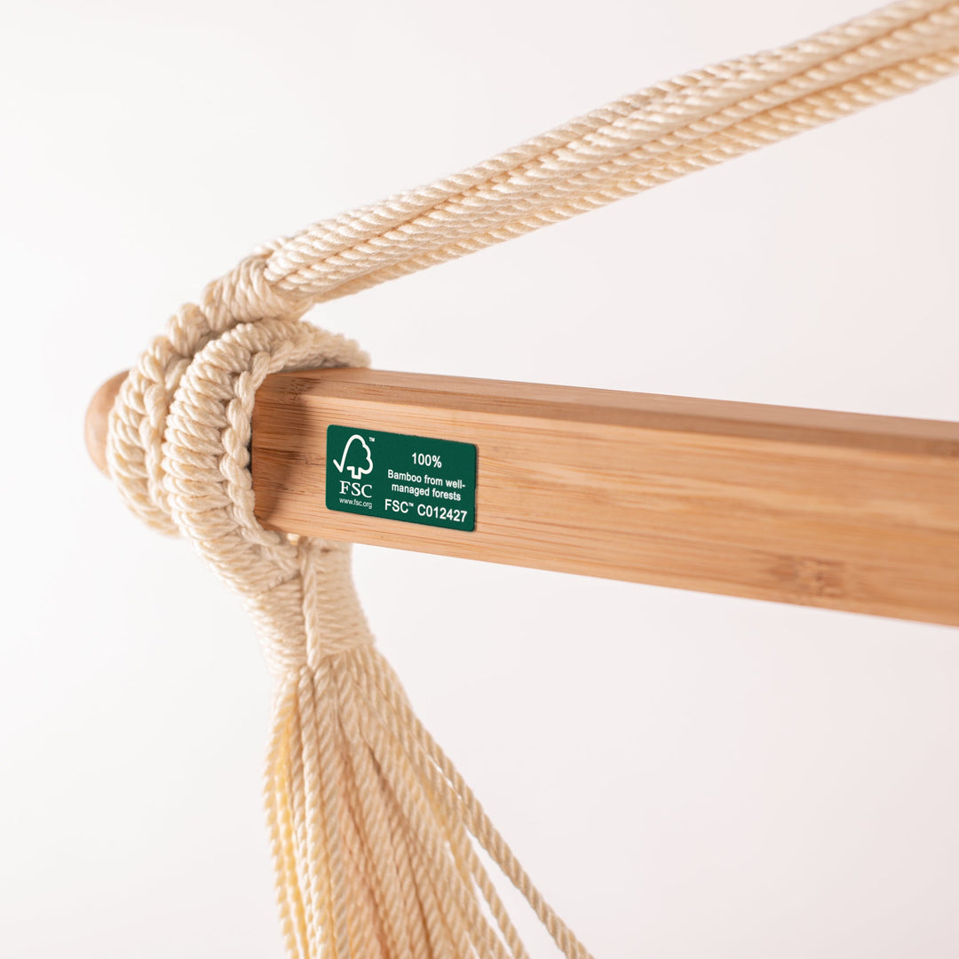 Domingo Sea Salt - Weather-Resistant Kingsize Hammock Chair