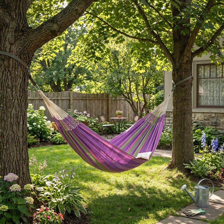 Flora Blossom Organic Cotton Colombian Kingsize Hammock