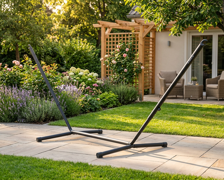 Nautico Anthracite – Galvanized Steel Stand for Double Hammocks