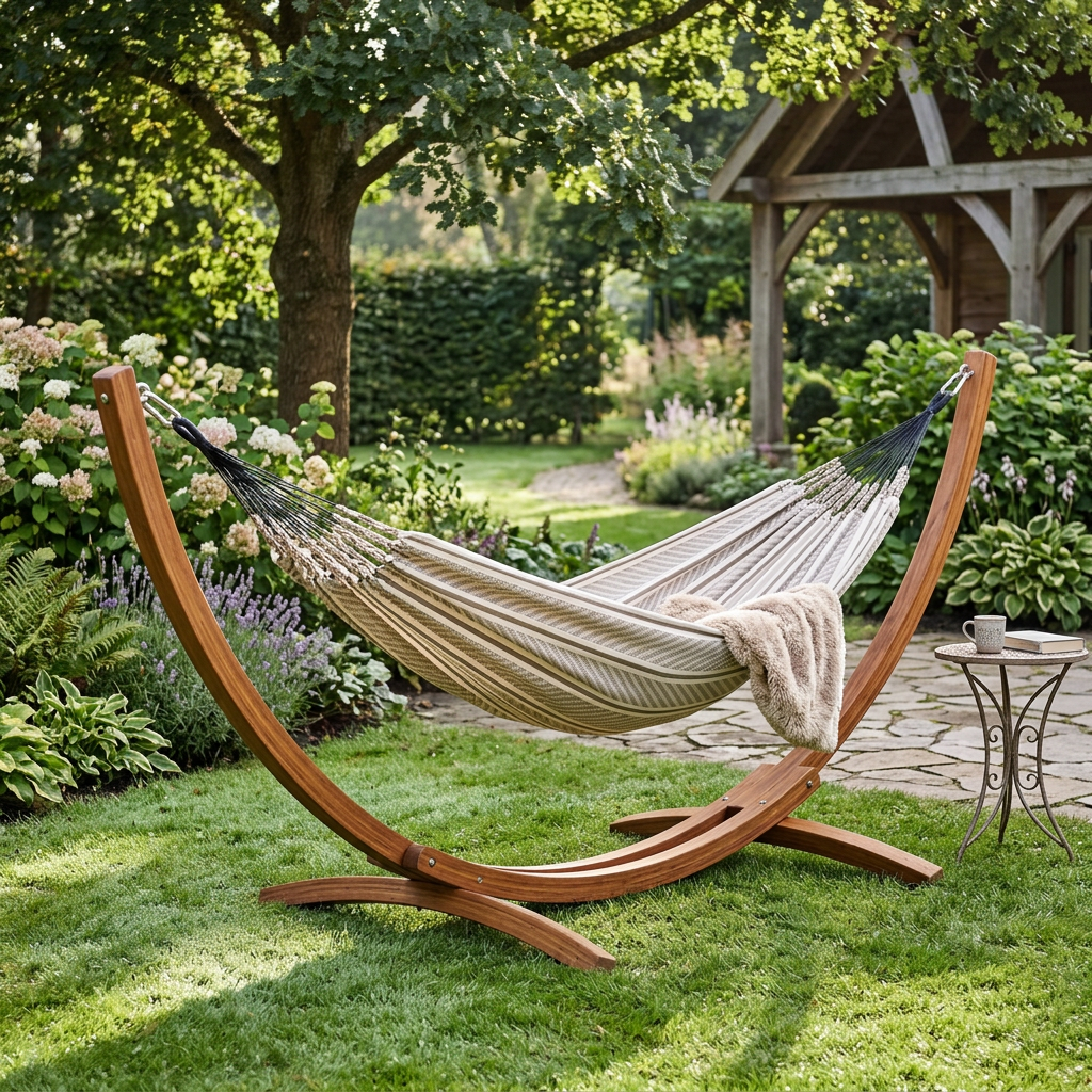 Flora Zebra Organic Cotton Colombian Double Hammock