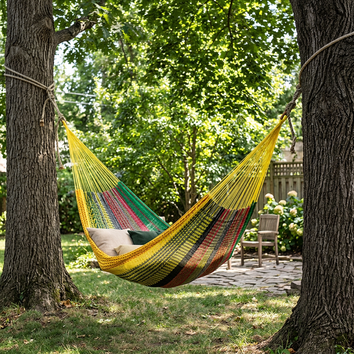 Sundrifter Handwoven Cotton Mayan Hammock
