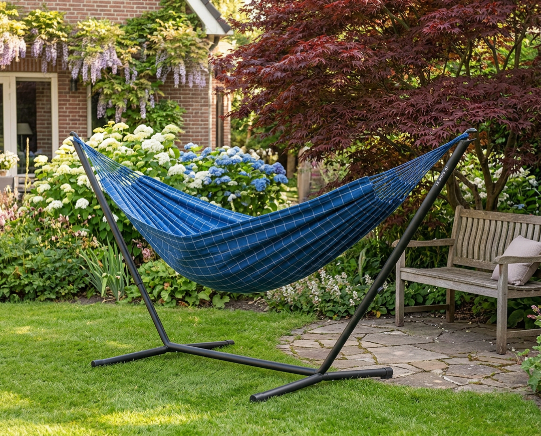 Brisa Marine Kingsize Outdoor Hammock with Nautico Anthracite Stand