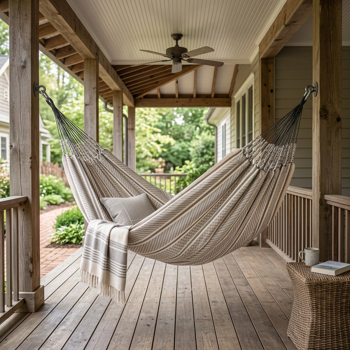 Flora Zebra Organic Cotton Colombian Kingsize Hammock