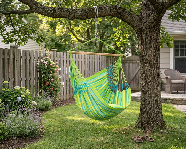 Domingo Lime – Weather-Resistant Comfort Hammock Chair