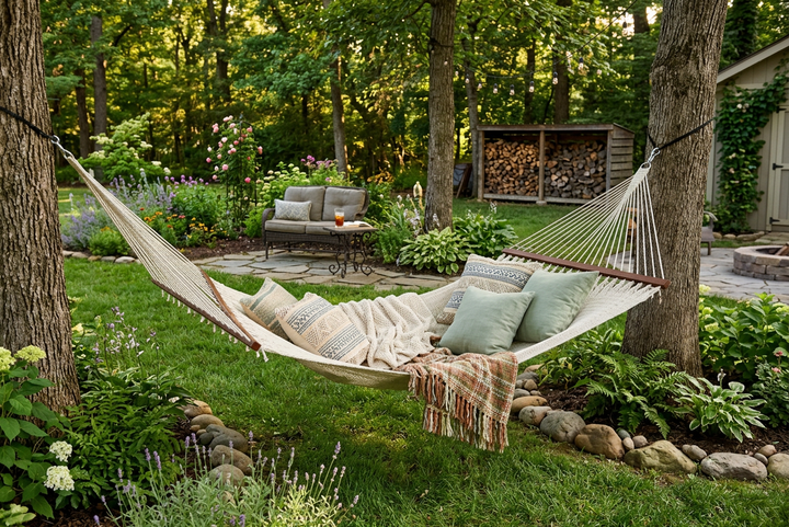 Island Oasis Hammock - Cream