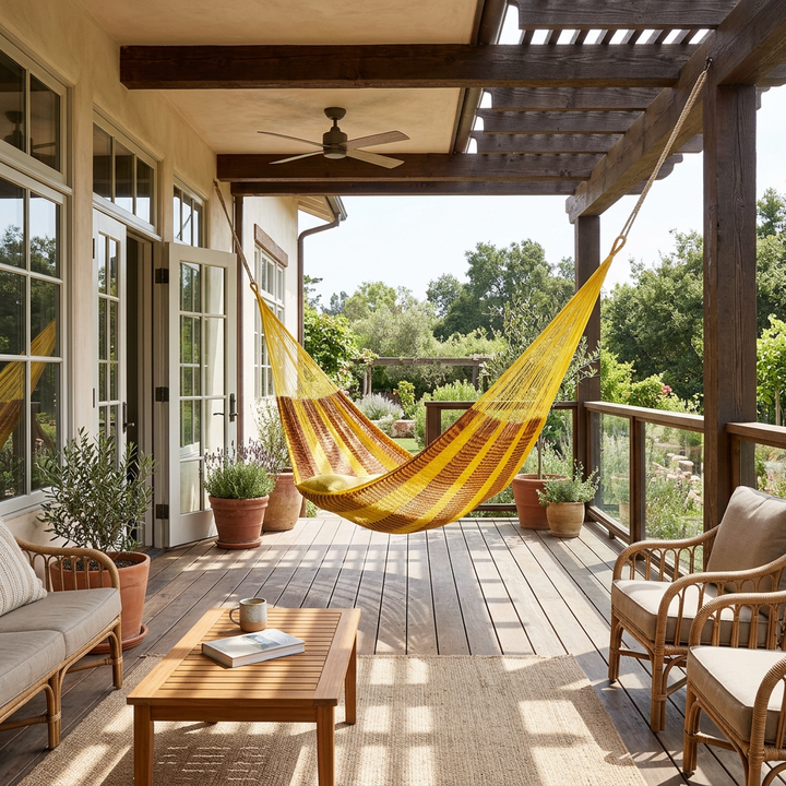 Sundrifter Handwoven Cotton Mayan Hammock