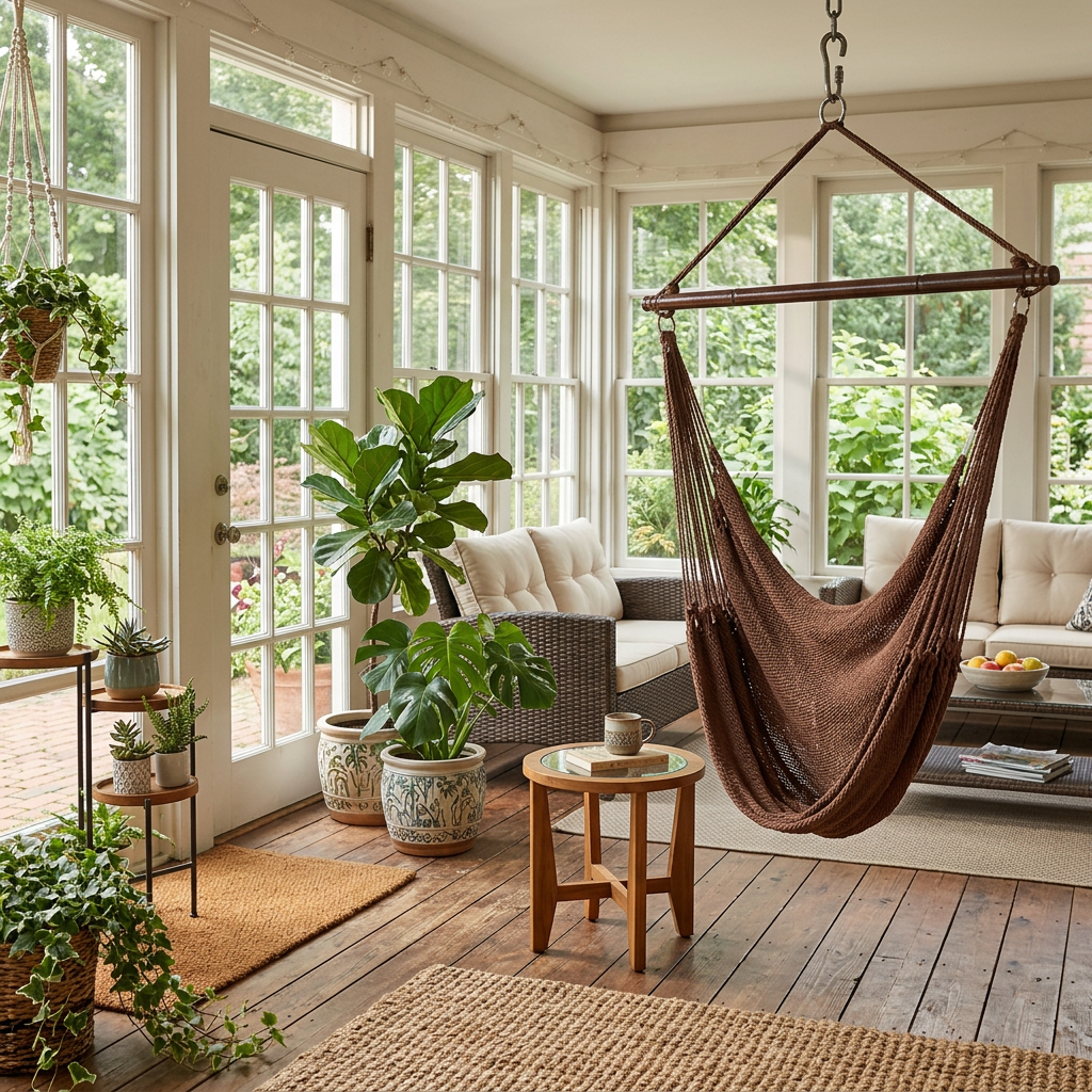 Caribbean Jumbo Rope Hammock Chair – Mocha