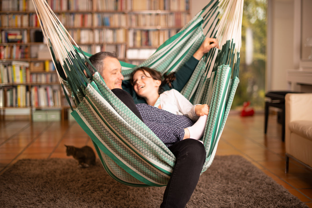 Cumbia Organic Agave – Organic Cotton King Size Hammock Chair