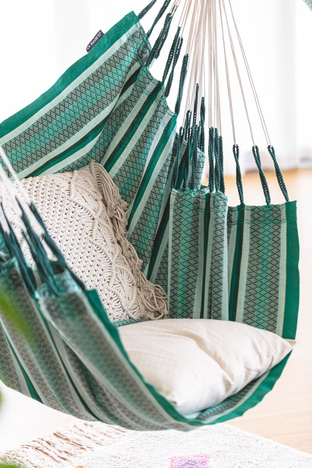 Cumbia Organic Agave – Organic Cotton King Size Hammock Chair