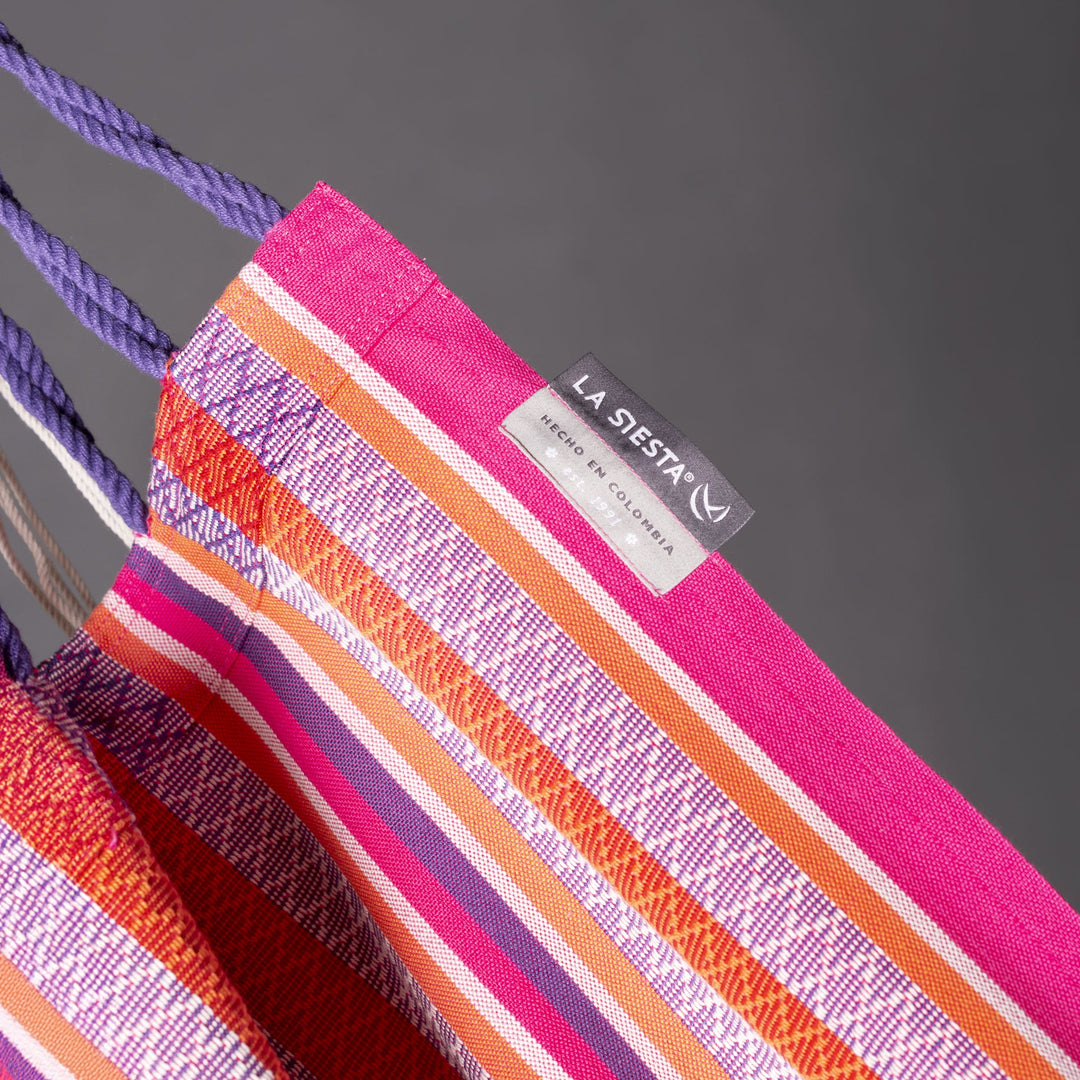 Cumbia Organic Flamingo – Organic Cotton King Size Hammock Chair