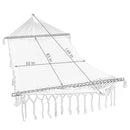 Deluxe American Style Mayan Hammock & 15' Hammock Stand - Blue