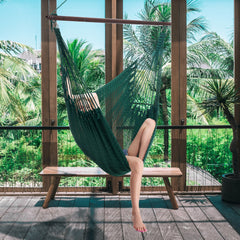 Lounge Rope Hammock Chair – Green
