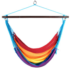 Lounge Rope Hammock Chair – Rainbow