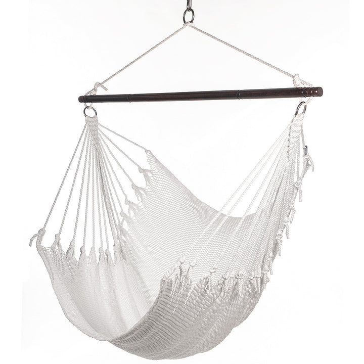 Jumbo Caribbean Hammock Chair - White