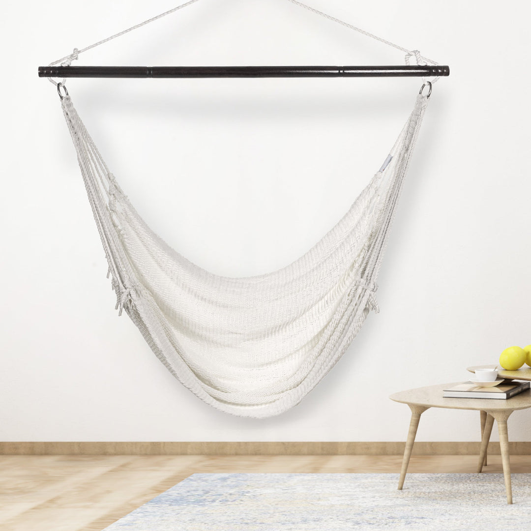 Jumbo Caribbean Hammock Chair - White