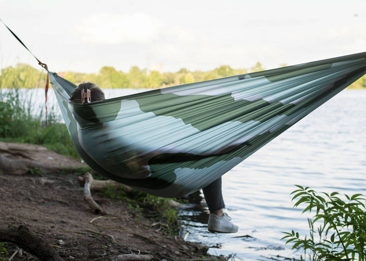Roo Double Printed Lightweight 2-Person Camping Hammock
