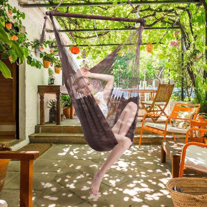 Large Caribbean Hammock Chair - Mocha